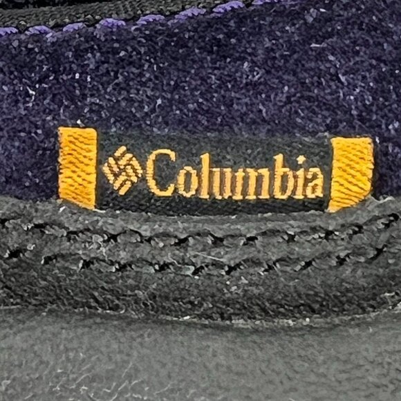 Columbia Womens BL 3200-476 Navy Blue Black Suede Slip On Size 6.5 Clog Shoes - Picture 8 of 10